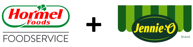 Hormel Foodservice and Jennie-O brand logos