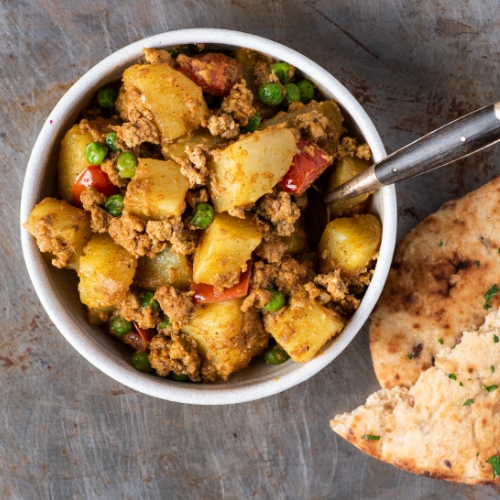 Curry turkey potato bake