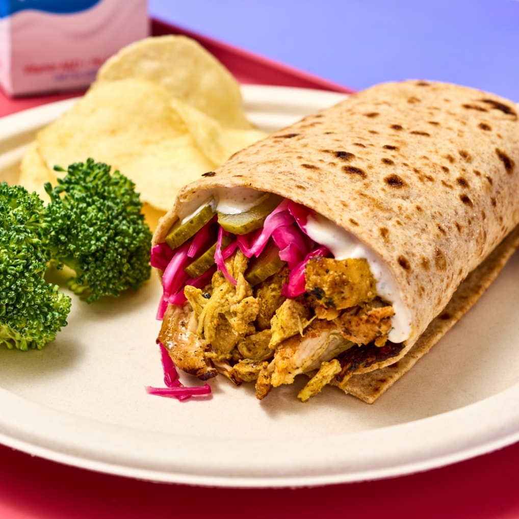 Chicken Schwarma Wrap