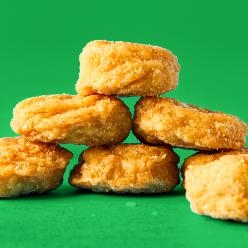 A pile of dill turkey nuggets