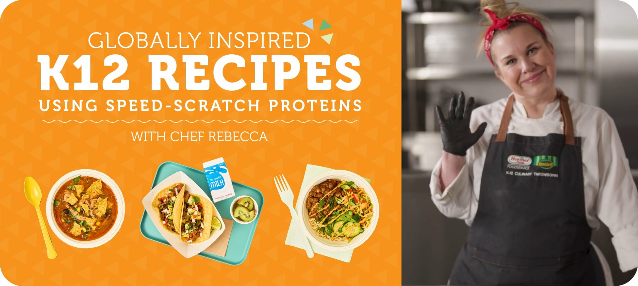 Globally Inspired K12 Recipes Using Speed-Scratch Proteins